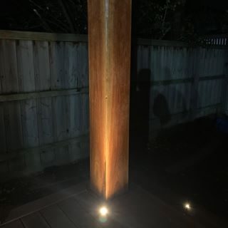 Deck Lights! We used stainless steel, LED, warm-white Havitt deck lighting to line the edge of the stairs of this deck and shine up the old rail beams used as posts.
•
•
•
•
•

#melbourne #melbournetrades #melbournemums #melbournedads #melbourneproperty #melbournesmallbusiness #melbournerenovation #melbournehomeimprovement #brunswick #coburg #essendon #ascotvale #maribyrnong